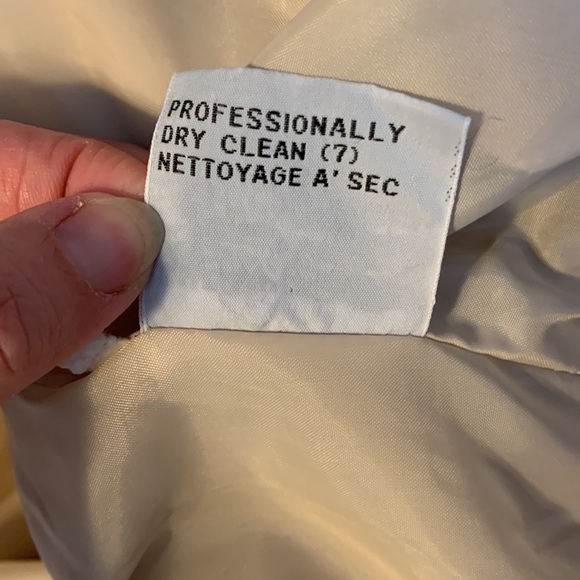 Members only cream oatmeal wool bomber aviator jacket coat size 40 vintage 80’s - Picture 10 of 13